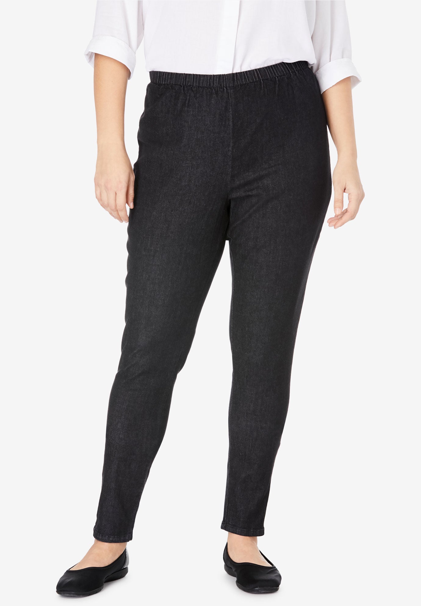 Fineline Denim Jegging | Woman Within