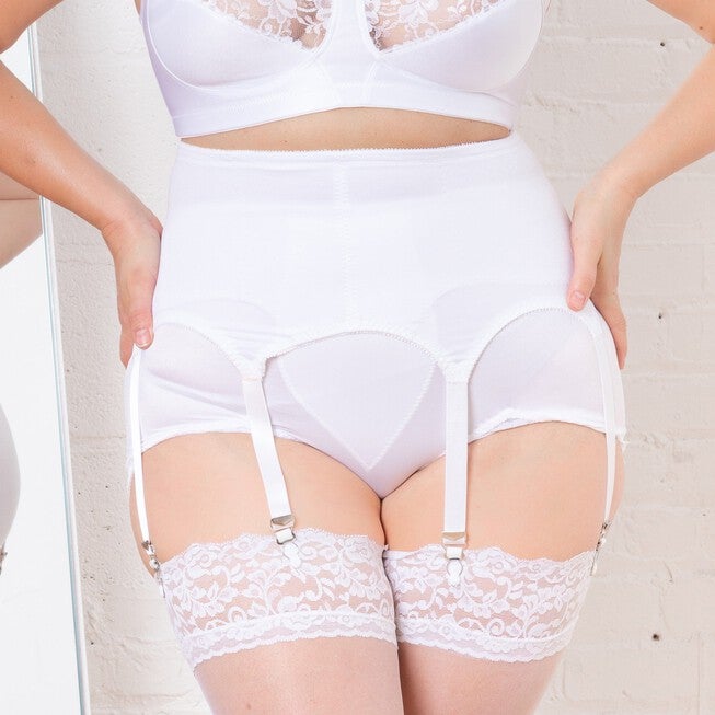 Garter Belt Medium Shaping 72522, WHITE, alternate image number 2