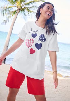 Americana Kangaroo Pocket Tee