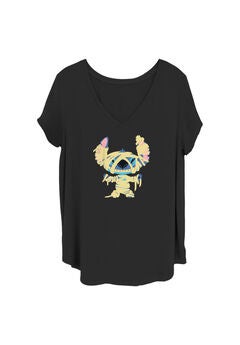 Mummy Stitch V-Neck T-Shirt