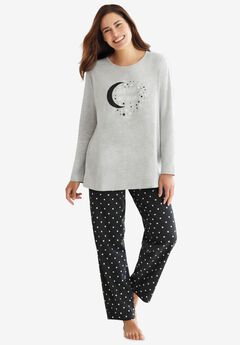 Plus Size Black Pajamas