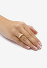 Gold-Plated Marquise Cut Engagement Anniversary Ring Cubic Zirconia, , alternate image number null
