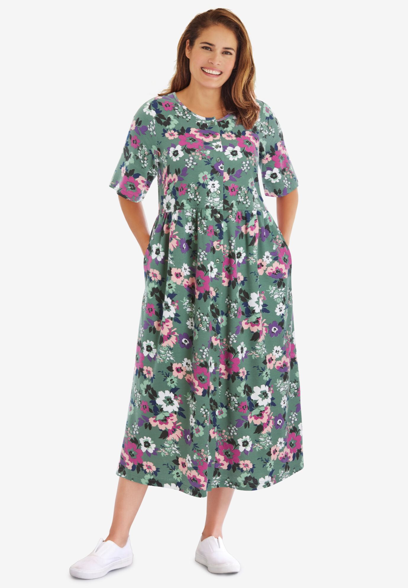 Women s Comfortable Casual Plus Size Dresses Woman Within