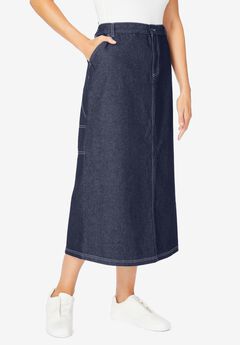 Carpenter Denim Skirt