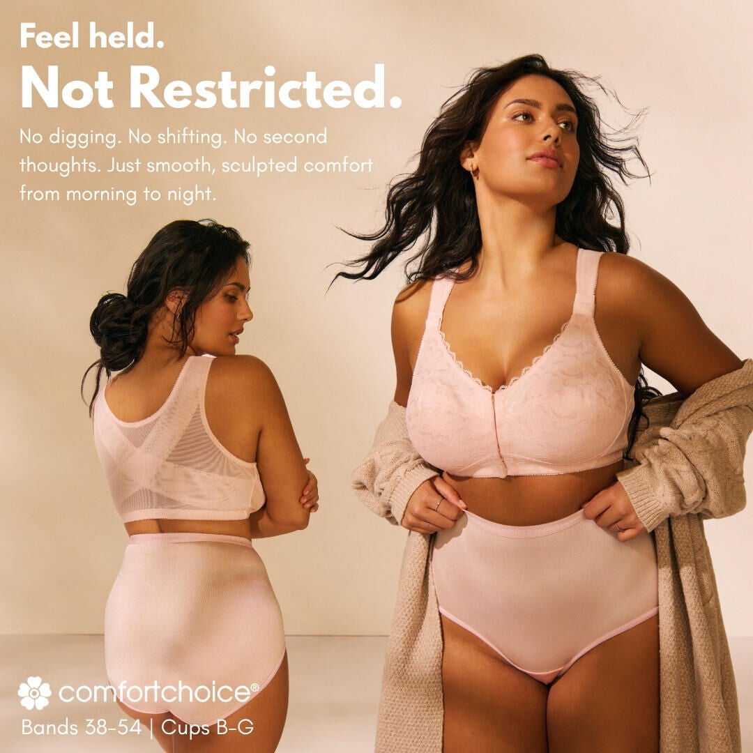 Front-Close Wireless Posture Bra, , alternate image number 4