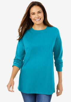 Perfect Long-Sleeve Crewneck Tee