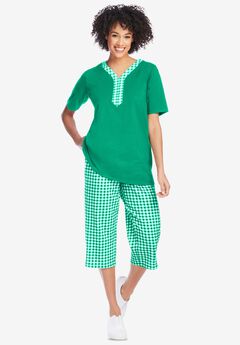 2-Piece Tunic Capri Set