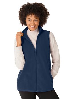 Zip-Front Microfleece Vest