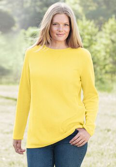 Ultra Soft Waffle Thermal Sweatshirt