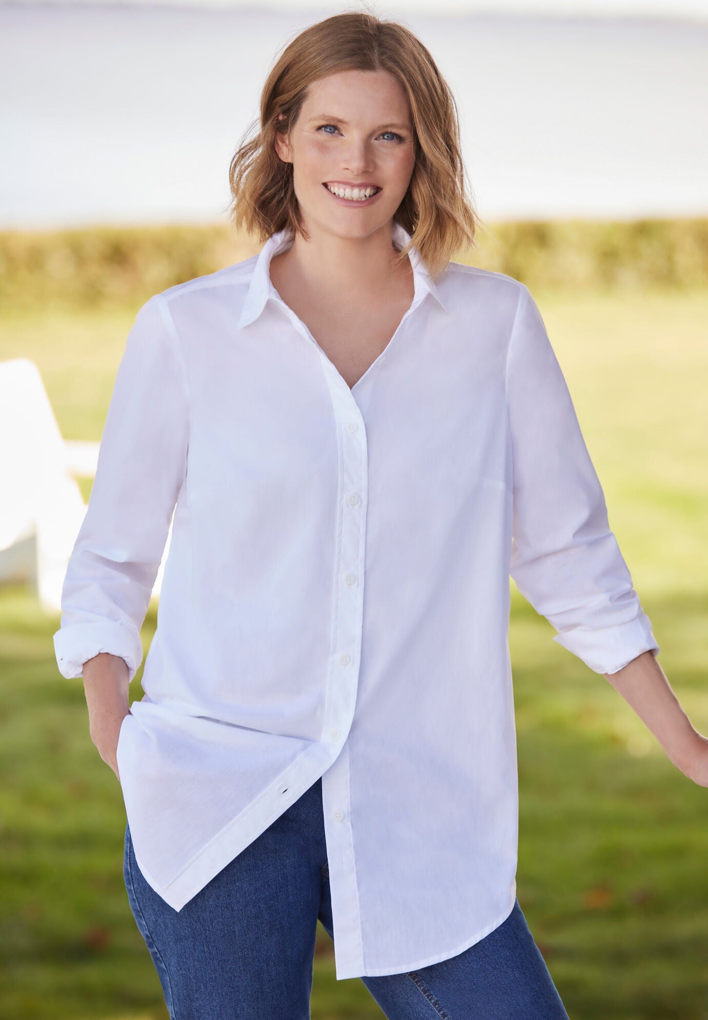 Perfect Long Sleeve Shirt Woman Within