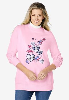 Layered-Look Sweatshirt