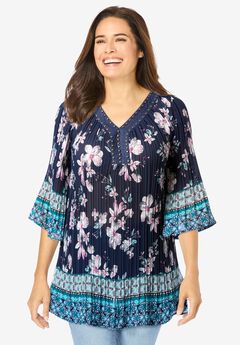 Plus Size Flowy Sleeve Shirts