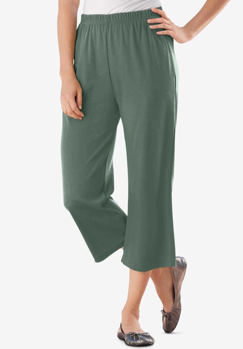 7-Day Knit Capri, PINE, hi-res image number null