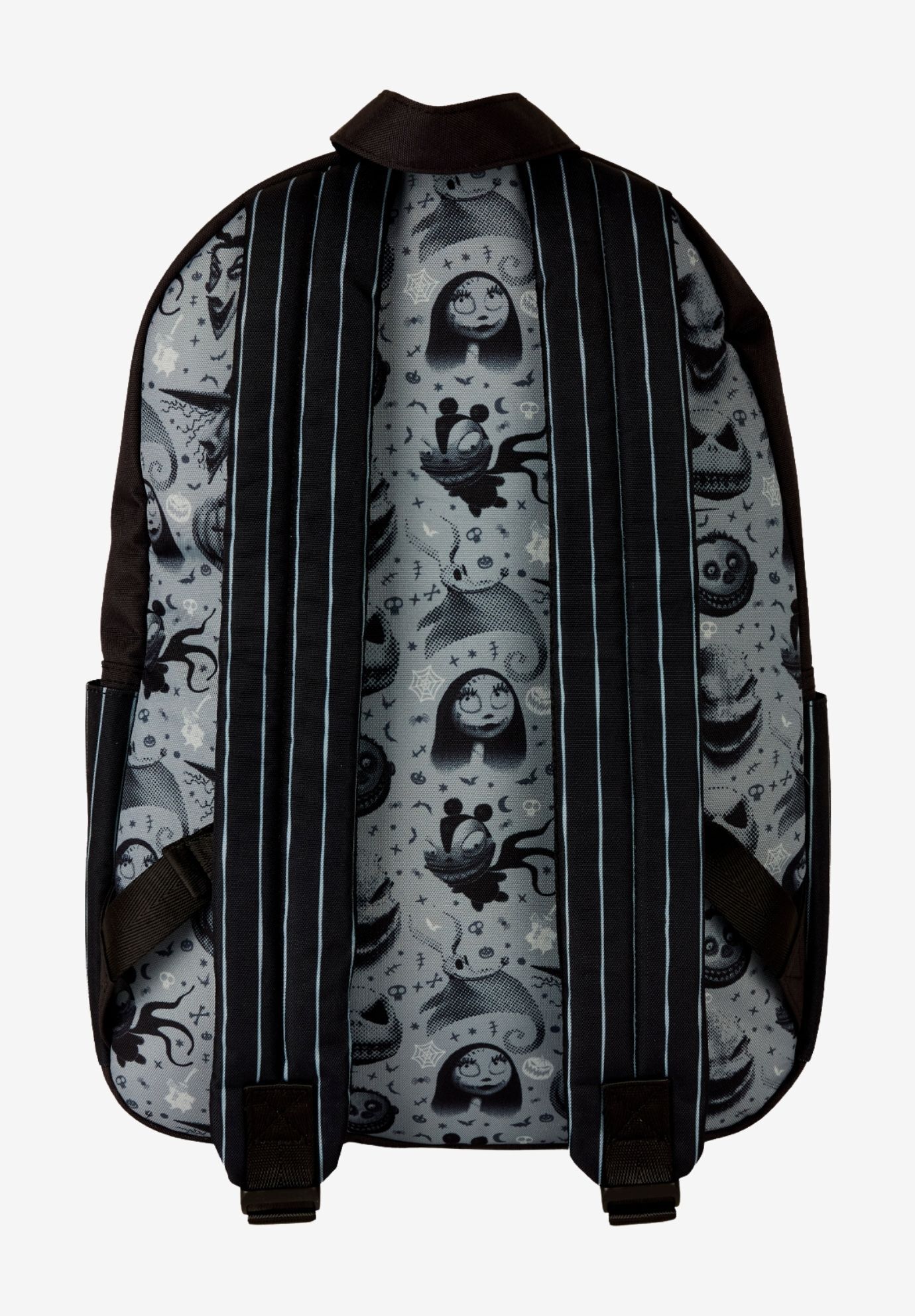 Loungefly x Disney The Nightmare Before Christmas Backpack Full Size Nylon, BLACK, on-hover image number 1