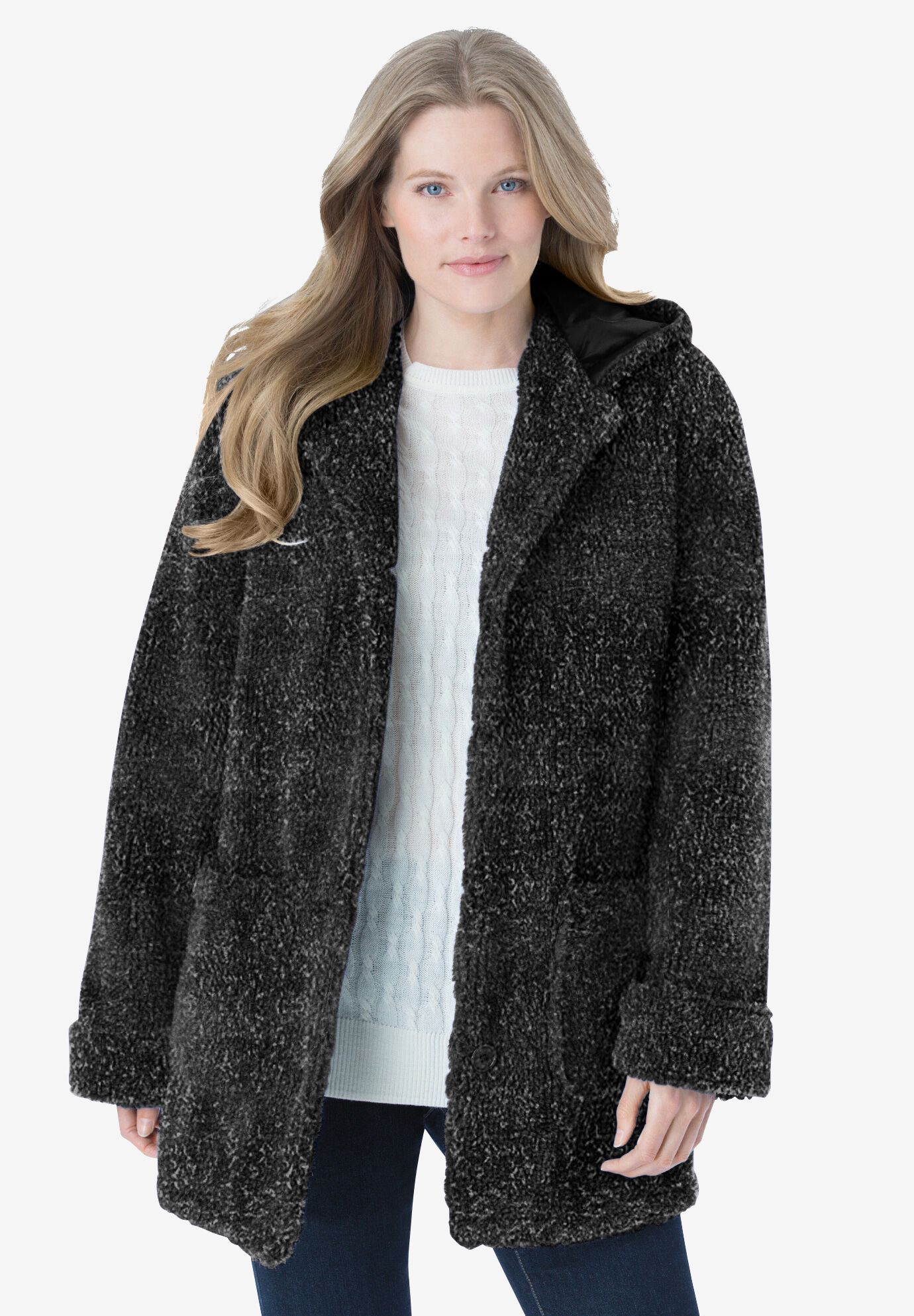 Berber coats clearance plus size