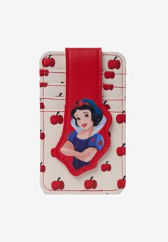 Womens Disney Snow White Card Holder Wallet Button Snap Closure