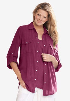 Cotton Gauze Bigshirt