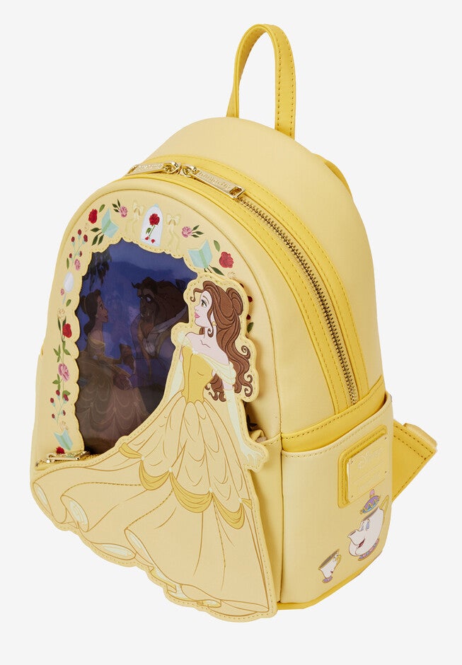 Loungefly X Disney Beauty And The Beast Belle Lenticular Backpack, , alternate image number null