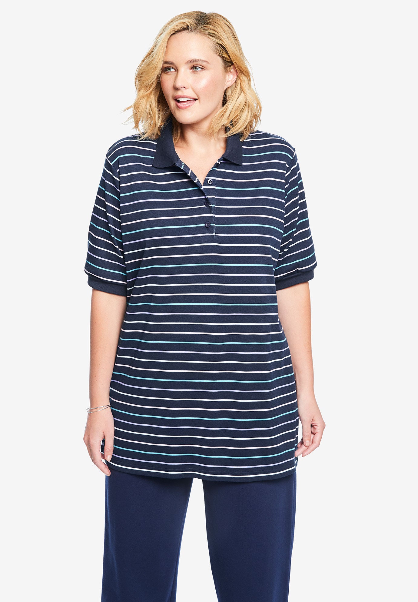 tunic polo shirt