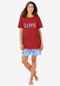 Knit PJ Short Set