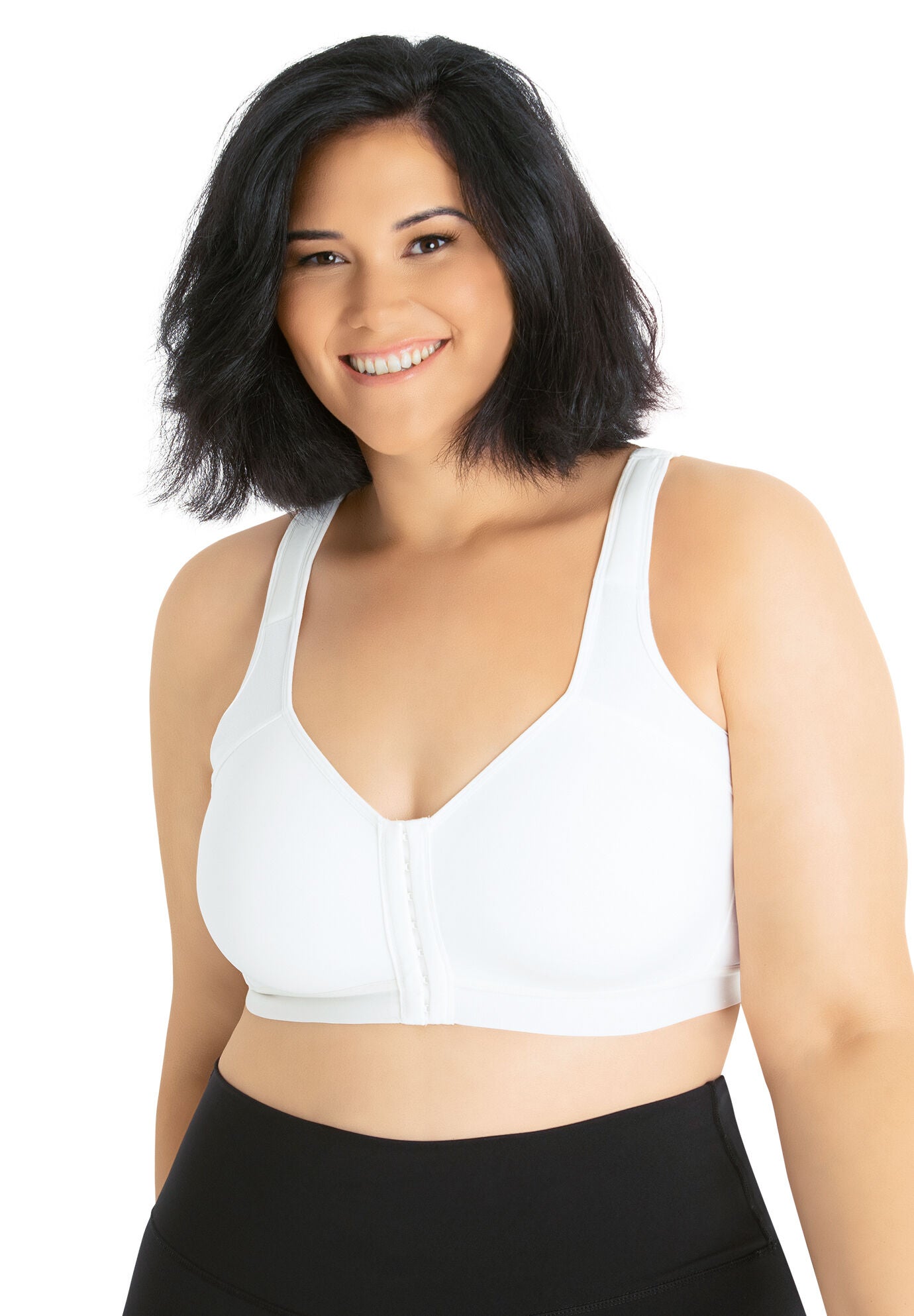 The Lillian - Back Smoothing Seamless Support Bra, WHITE, hi-res image number 0