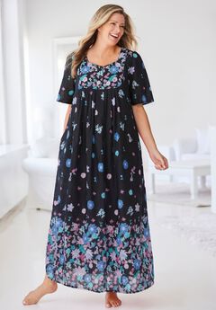 Bib-Front Short Sleeve Maxi Lounger