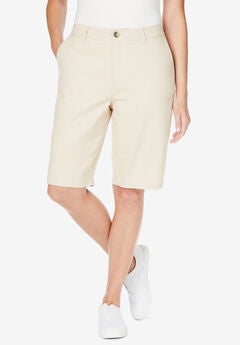 Adjustable Waist Chino Short