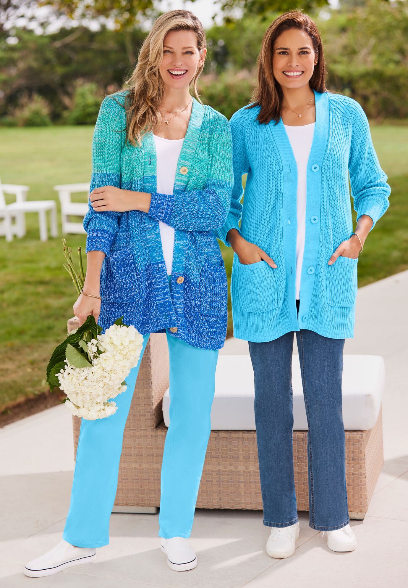 Woman within shaker cardigan discount