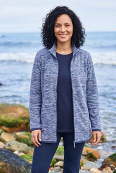Zip-Front Microfleece Jacket