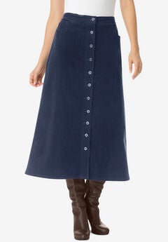 Corduroy skirt
