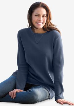 Waffle Thermal Sweatshirt