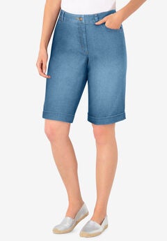 Stretch Denim Jean Bermuda Short