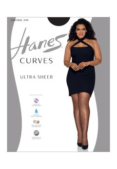 Curves Ultra Sheer Control Top Legwear