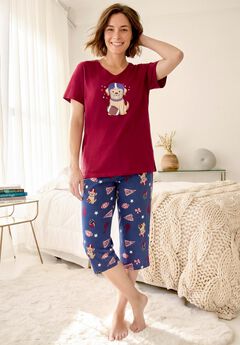 2-Piece Capri Cotton PJ Set