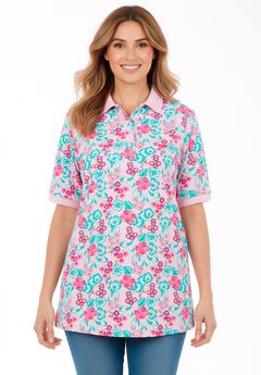 Plus Size Elbow Sleeve Tops