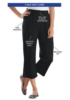 7-Day Knit Capri