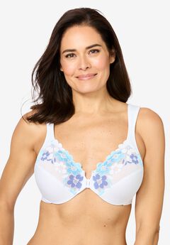 Glamorise® Wonderwire® Front-Close Cotton Underwire Bra 1241