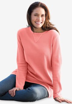 Waffle Thermal Sweatshirt