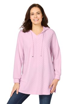 Plus Size Pink Hoodies