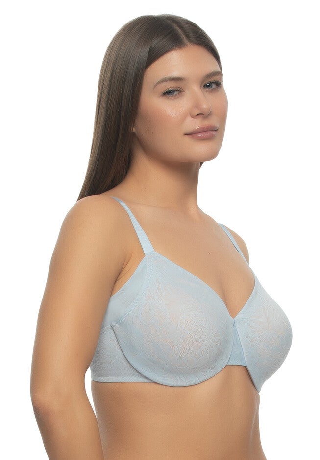 Jessamine Unlined Side Smoothing Minimizer Bra, SKYWAY, alternate image number 2