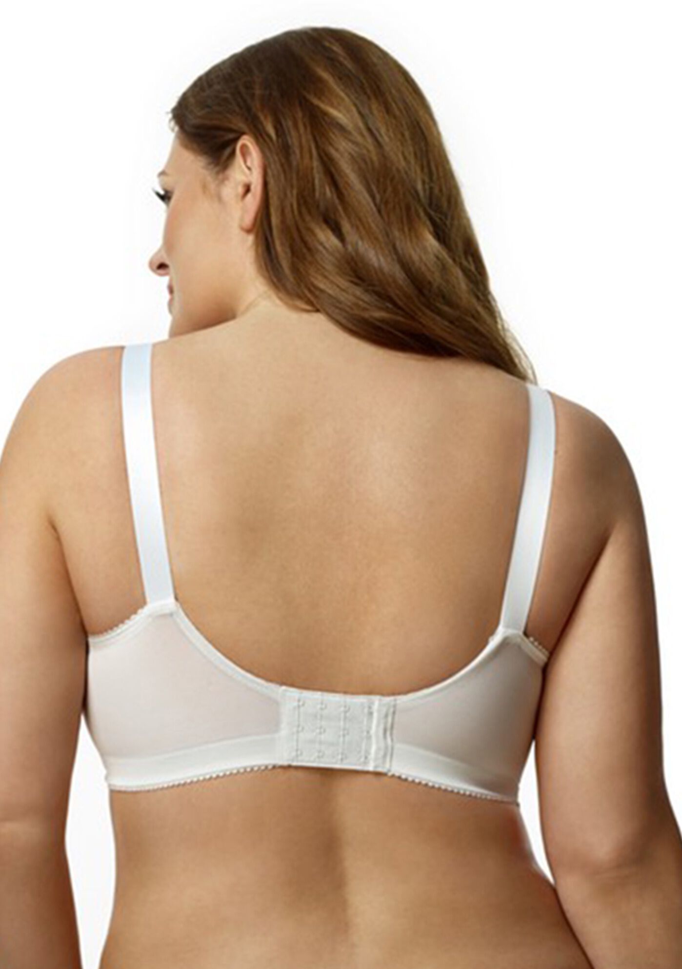Simple Curves Cotton Nursing Softcup 1613, WHITE, on-hover image number 1
