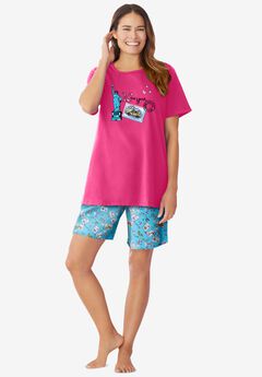 Knit PJ Short Set