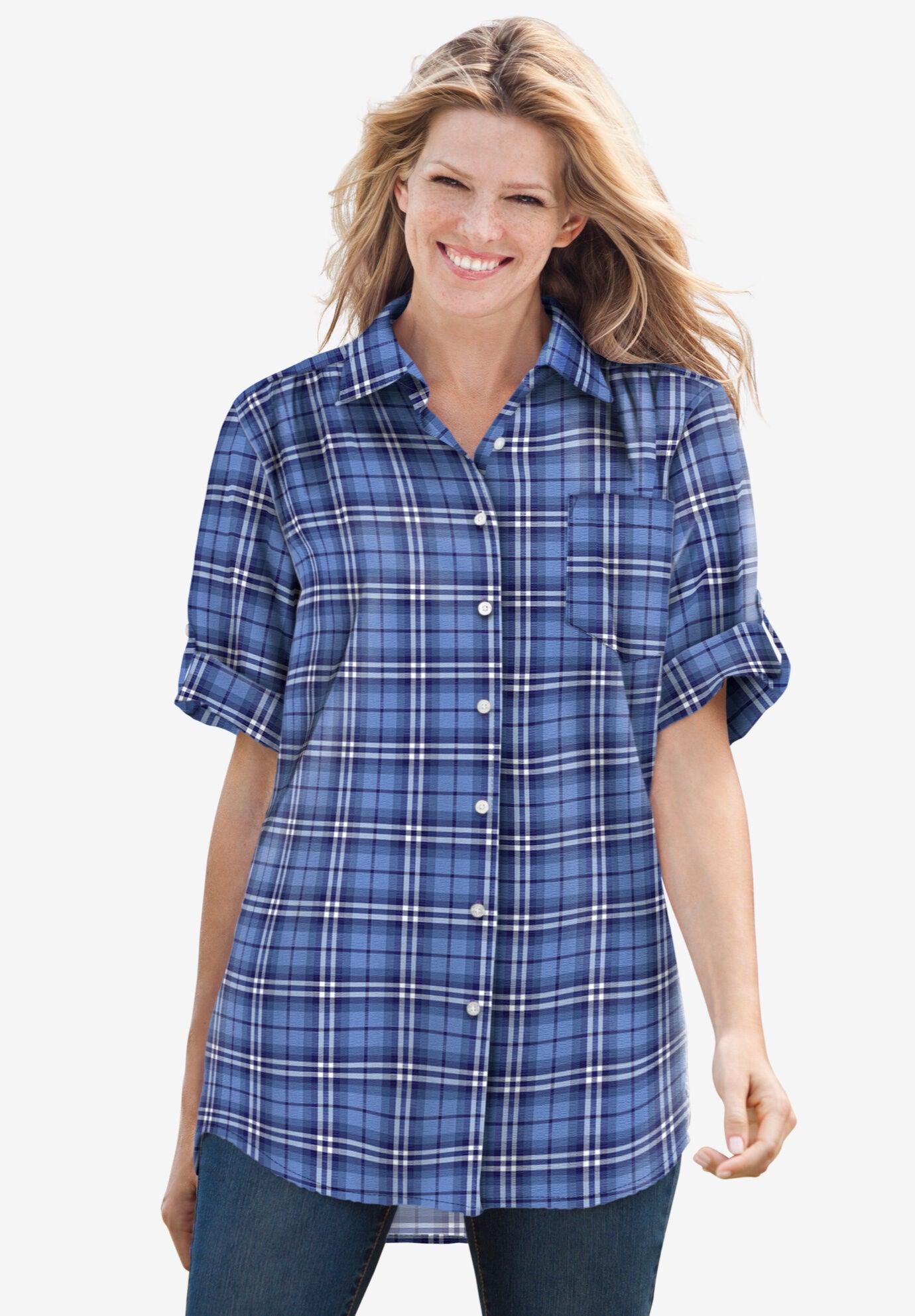 Seersucker button down clearance