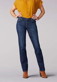 Relaxed Fit Straight Leg Jean
