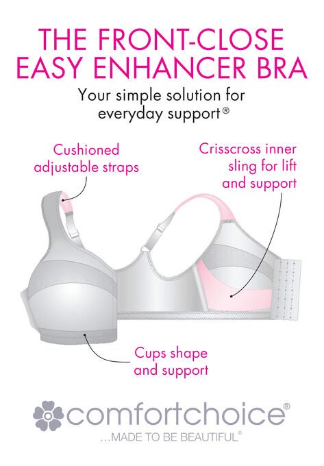 Easy Enhancer® Front-Close Wireless Bra , , alternate image number null