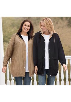 Fleece Nylon Reversible Jacket