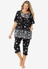 Capri Lounge Set, BLACK BLOSSOMS, hi-res image number null