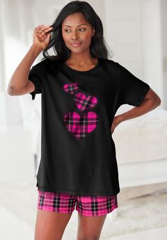 Plus Size Black Pajamas