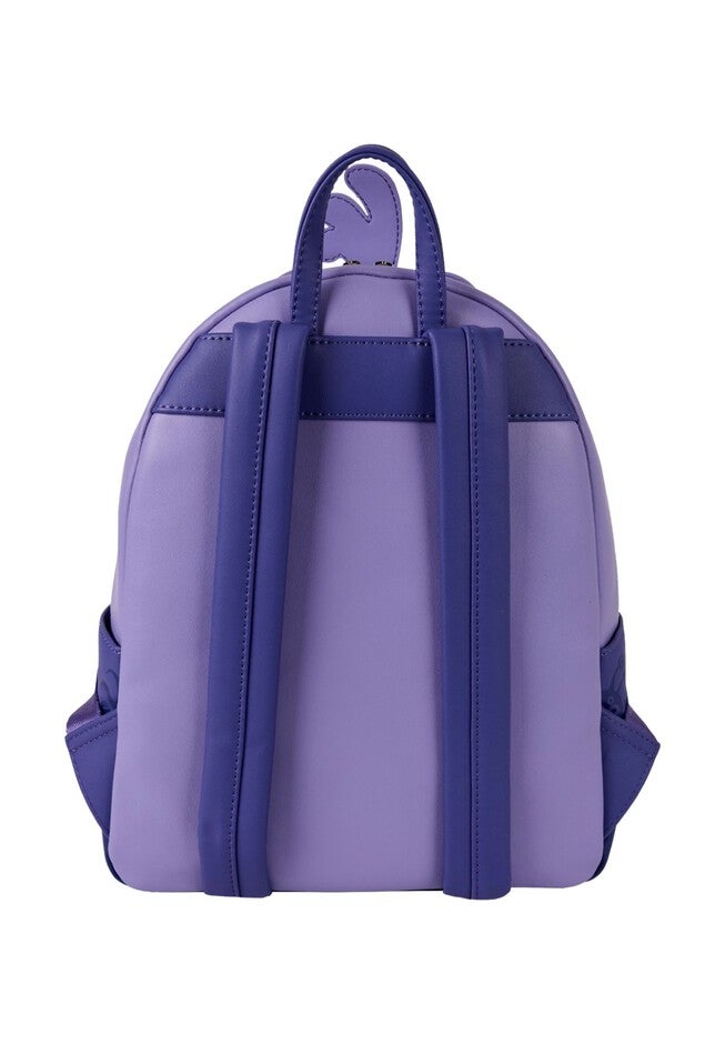 Loungefly X Pixar Monsters Inc Mini Backpack Triple Pocket, RED, on-hover image number 1