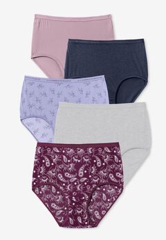 5-Pack Tag-free Full Coverage Cotton Brief